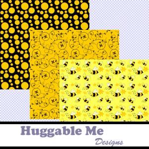 Bumble Bee Paper - Yellow & Black..
