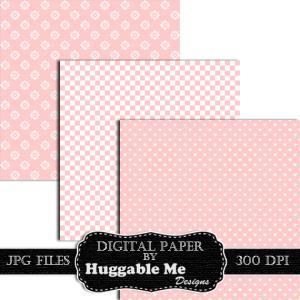 Digital Download Light Pink Pattern..