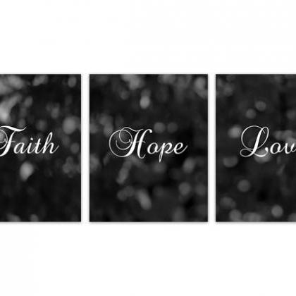 Digital Download - Faith Hope Love, Bedroom Wall..