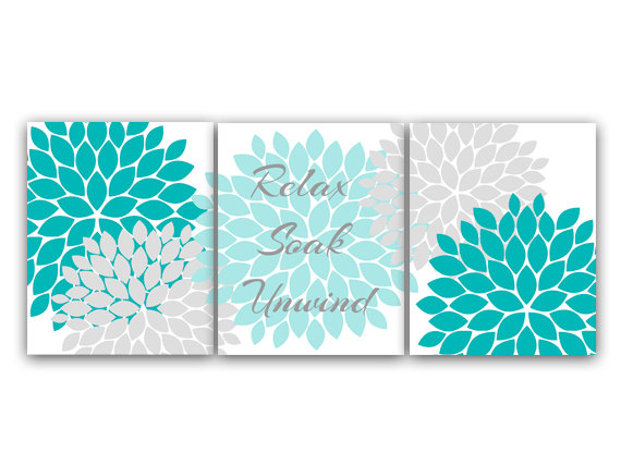 Digital Download Relax Soak Unwind Printable Bathroom Wall Art Instant Download Bath Art Modern On Luulla