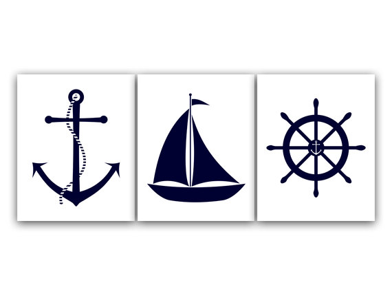 Digital Download Nautical Nursery Wall Art Instant Download Printable Nursery Art Sailboat Nurse On Luulla