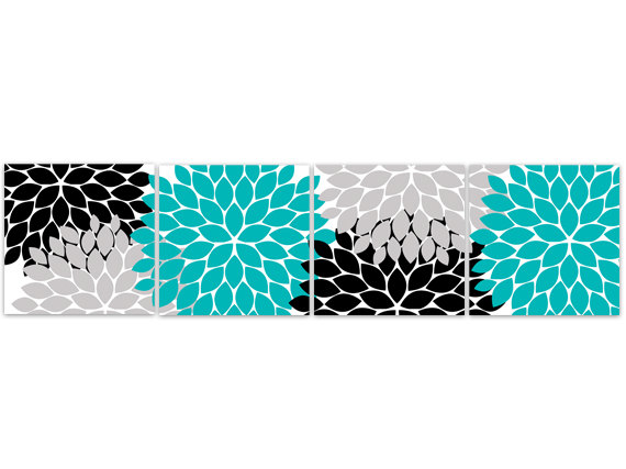 Digital Download Home Decor Wall Art Instant Download Turquoise