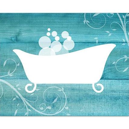 Digital Download Bathroom Wall Art Aqua Bathroom Decor Instant